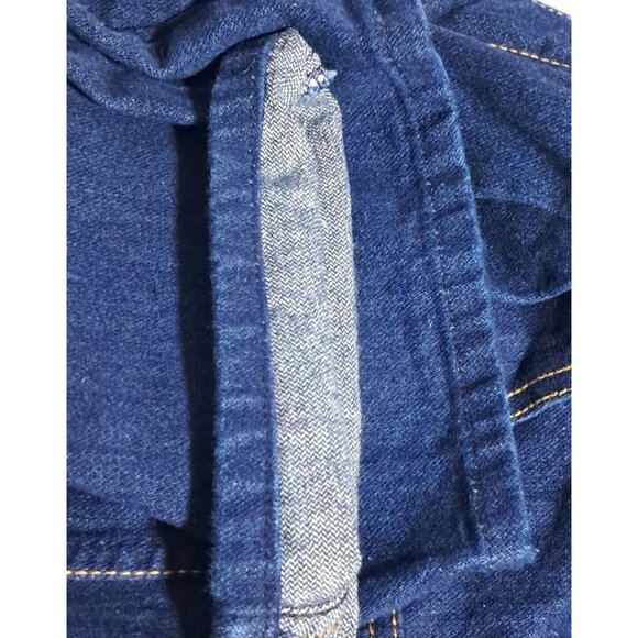 Vintage 1980 Britannia Jeans Size 18 High Rise Waisted Indigo Blue Denim - Picture 10 of 10